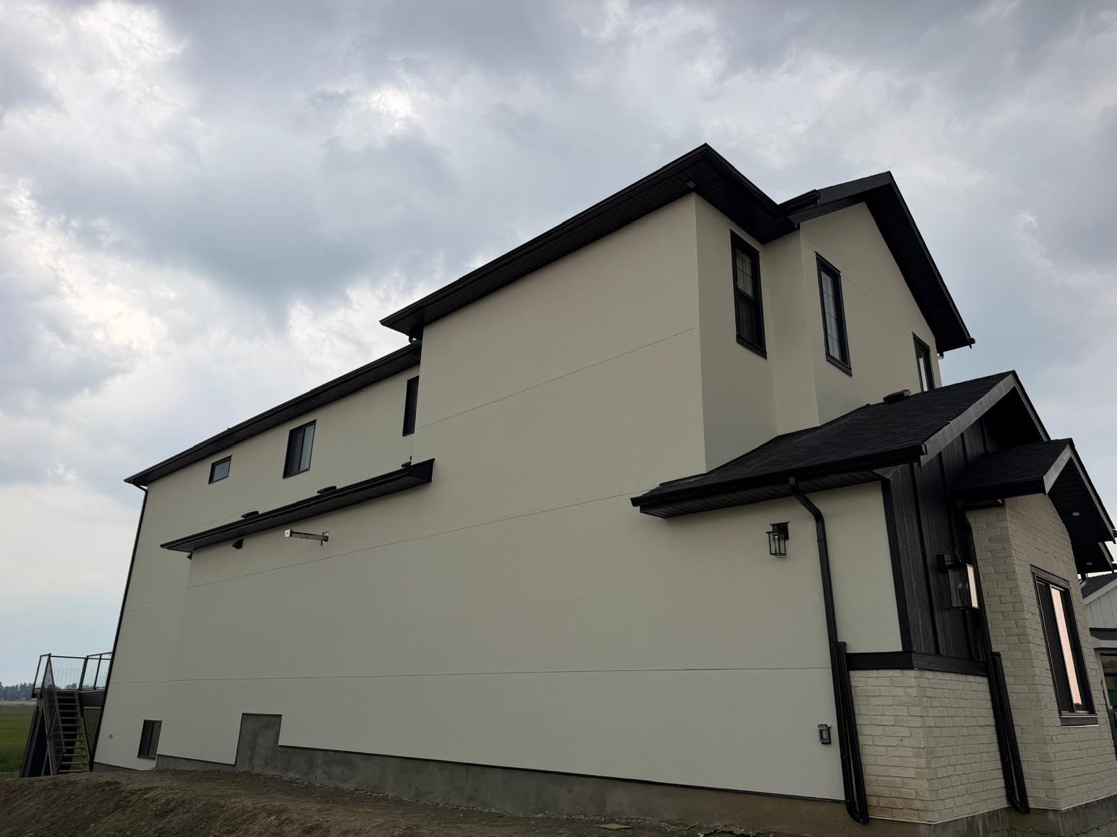 Final Stucco Colour With Smooth Finish 